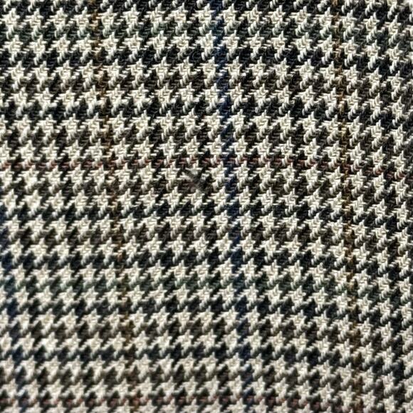 Vintage Lauren Ralph Lauren Blazer 44R Wool Houndstooth Windowpane Sport Coat - Picture 15 of 16